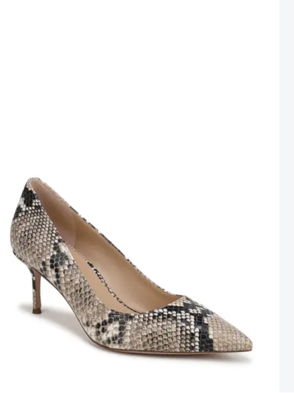 Veronica Beard Women's Rita Snake Embossed Leather Pumps